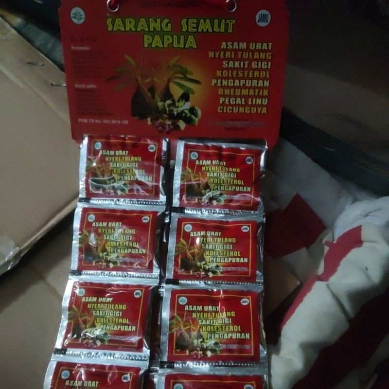 Kapsul sarang semut Papua