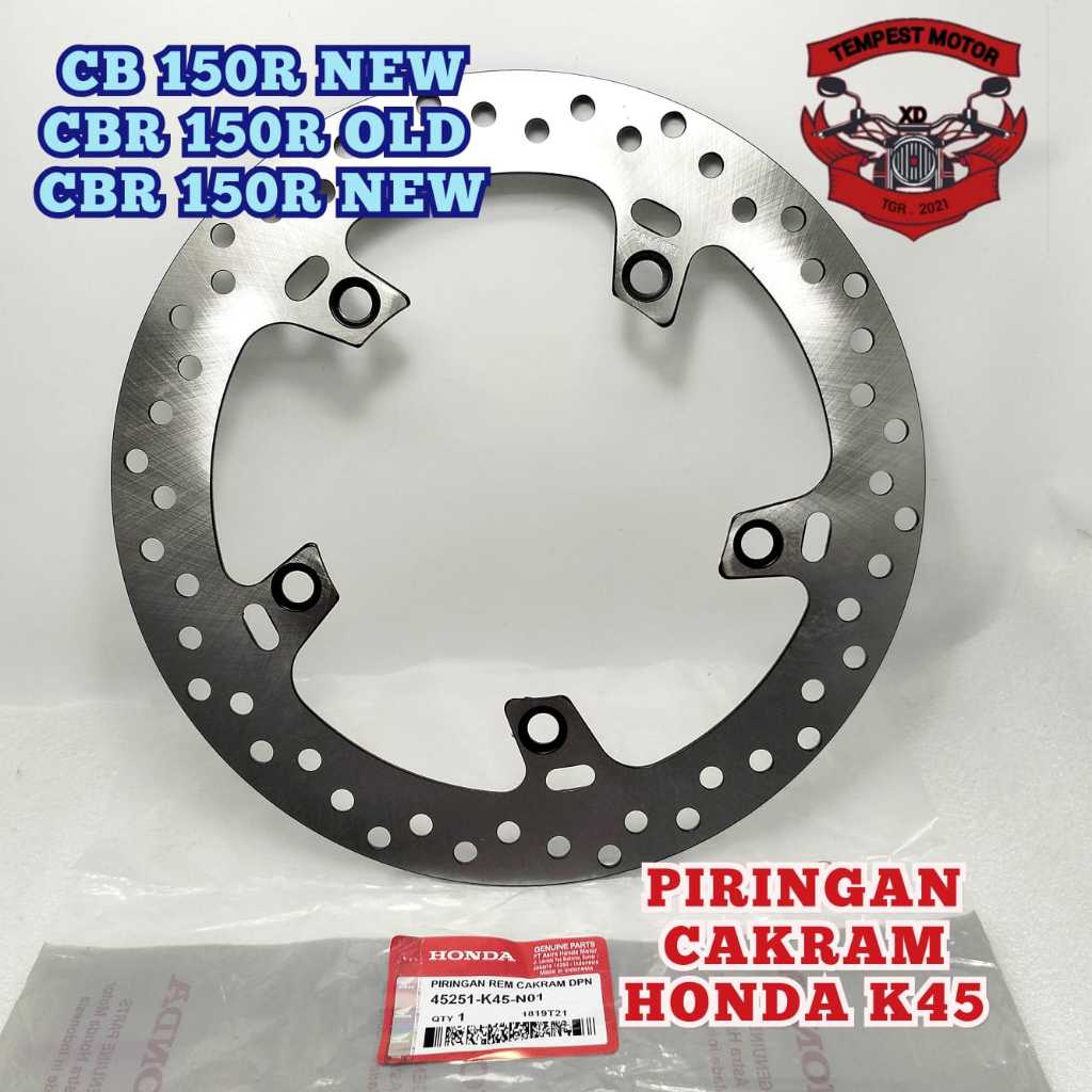 PIRING CAKRAM DEPAN HONDA CBR 150R PIRINGAN DISC CBR 150R NEW CAKRAM DISK ORI CB 150R PIRING CAKAM