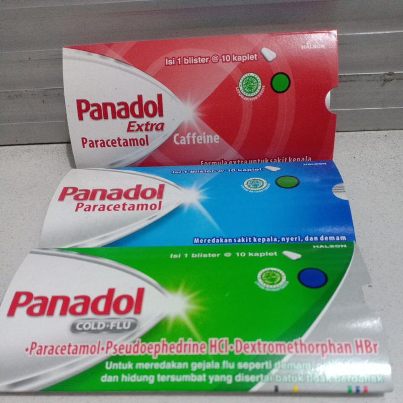 Panadol Merah Biru Hijau