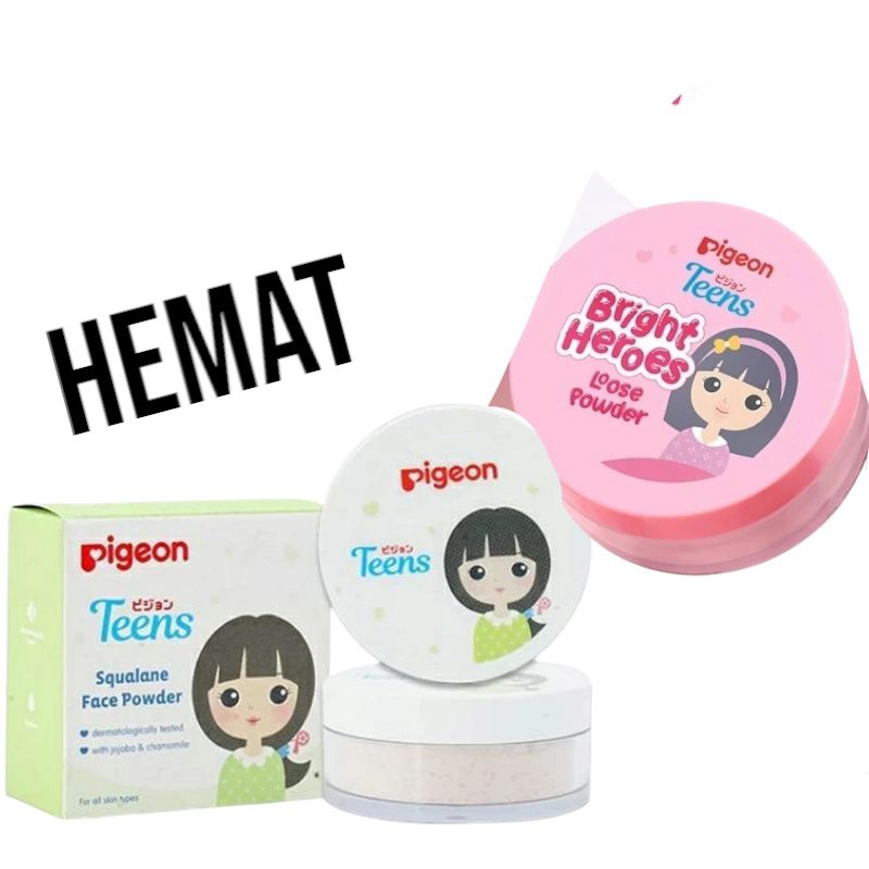 Pigeon Teens Bedak Tabur Anak Remaja Cocok Semua Jenis Kulit Berjerawat Berminyak