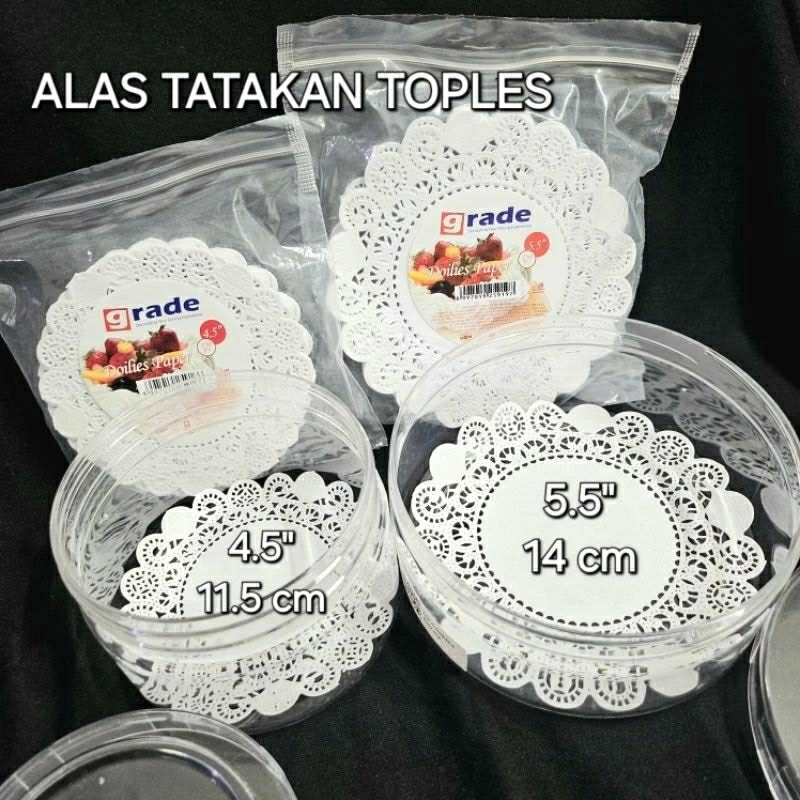 Alas Tatakan Toples Kue Cookies