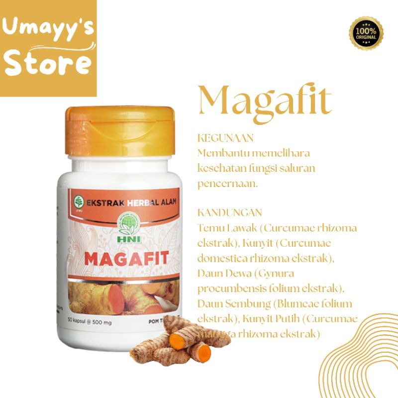 Magafit Kunyit Bubuk Kapsul