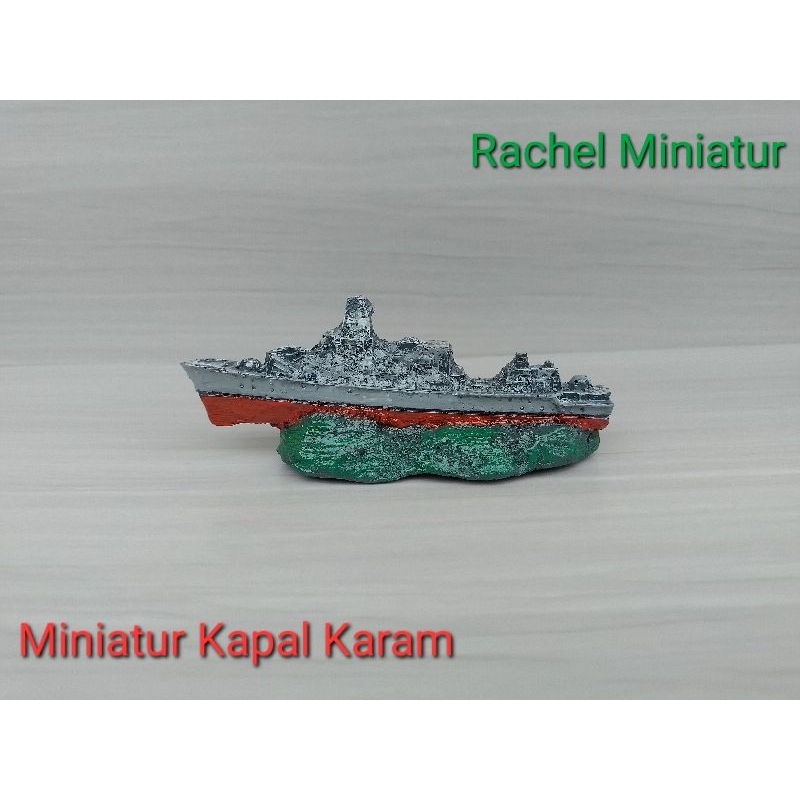 MINIATUR KAPAL / HIASAN AQUARIUM / ORNAMEN