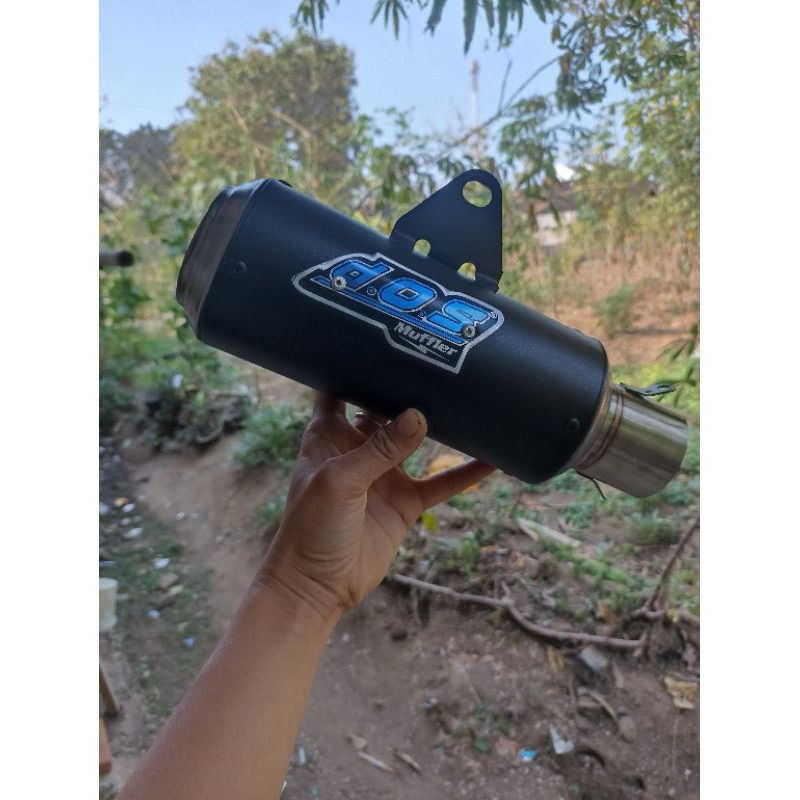 SLINCER KNALPOT RACING DOS GP 1 BLACK COUTING