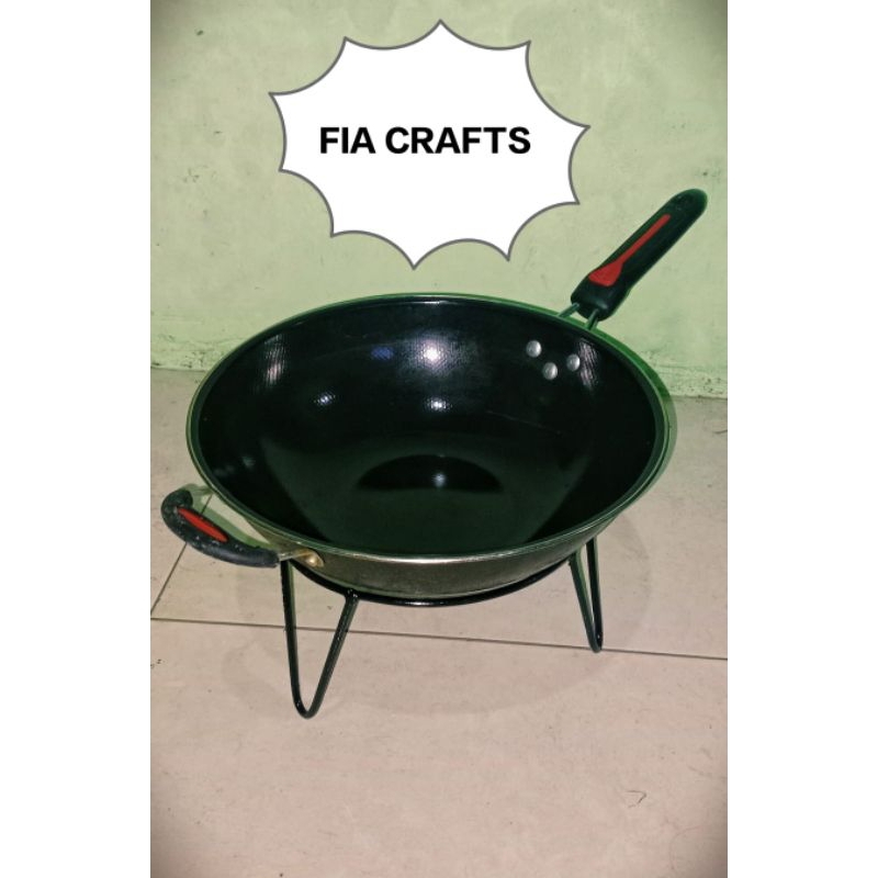 TATAKAN WAJAN PANCI BESI TEBAL KOKOH