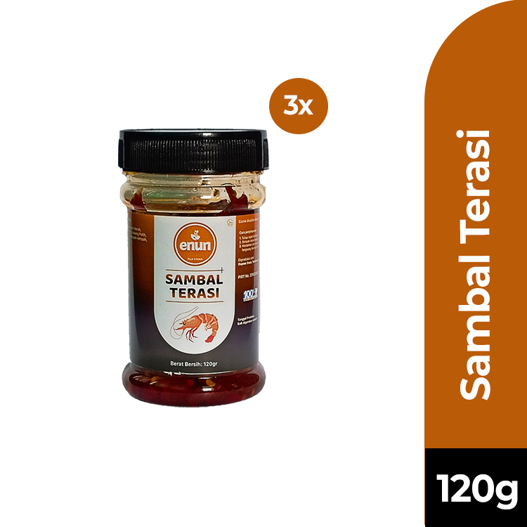 

Enun Paket Sambal Terasi 120 gram 3 pcs