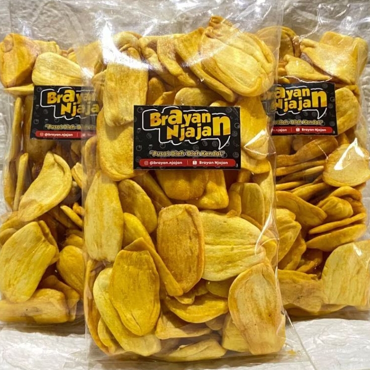 

KERIPIK BUAH NANGKA OVEN 250 GRAM GRADE A PREMIUM CEMILAN KERIPIK BUAH ASLI