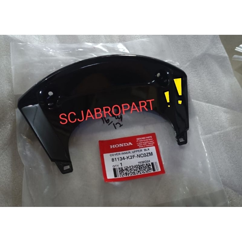 81134 K2F NC0...COVER INNER UPPER HONDA SCOOPY FI K2FP...ORI AHM