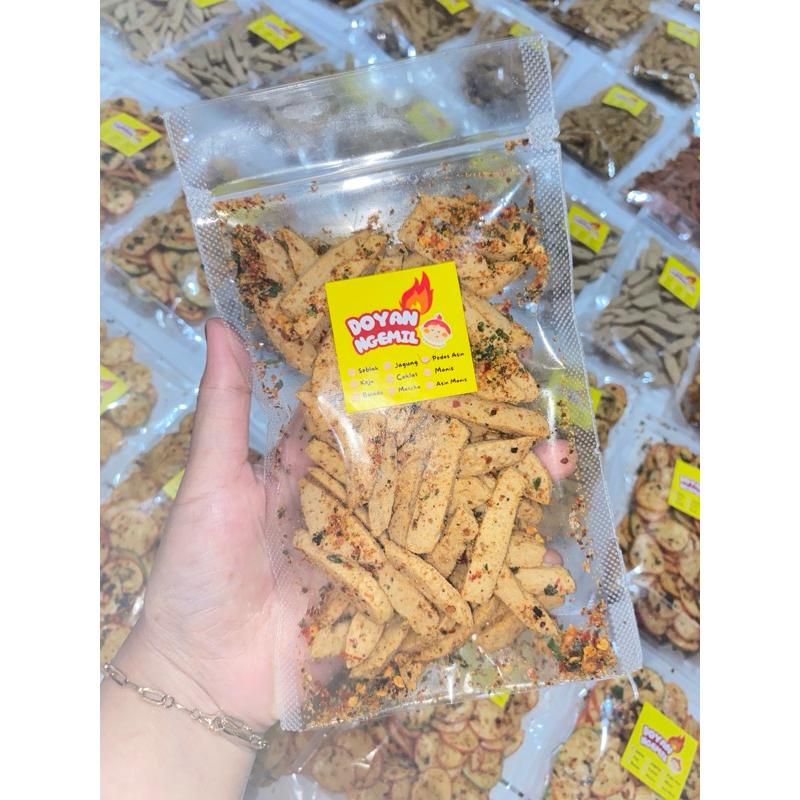 

Basreng pedas daun jeruk