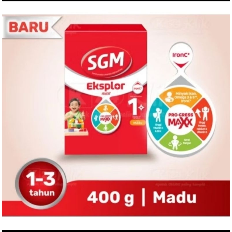 

SGM Eksplor 1plus susu pertumbuhan (1-3Thn) Madu 400gr