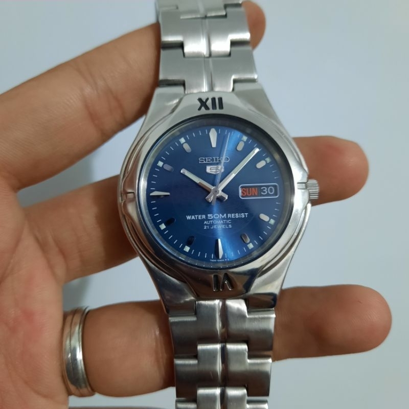 Seiko 5 Automatic SNK347K1 Blue Sunbrust SNK347 7s26-01W0 Not SNXS77