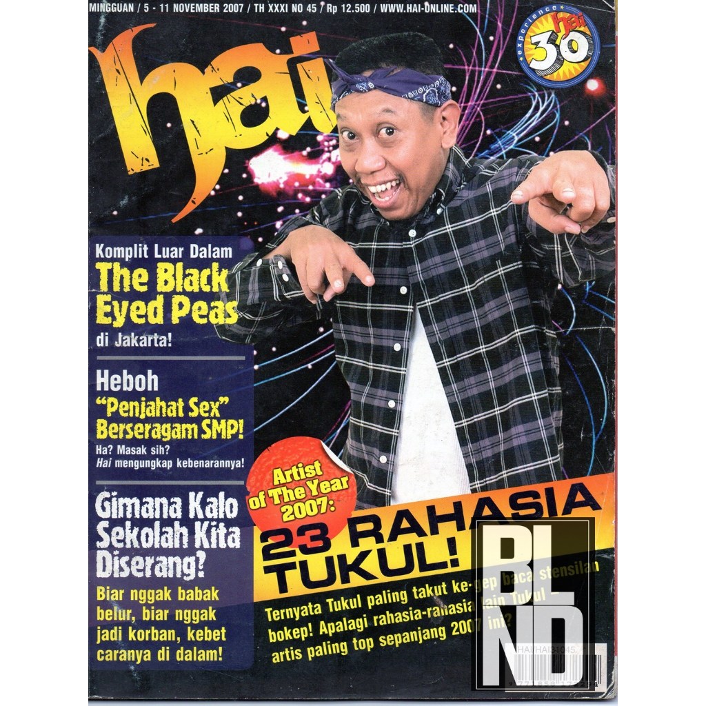 Majalah HAI Edisi November 2007 - Preloved
