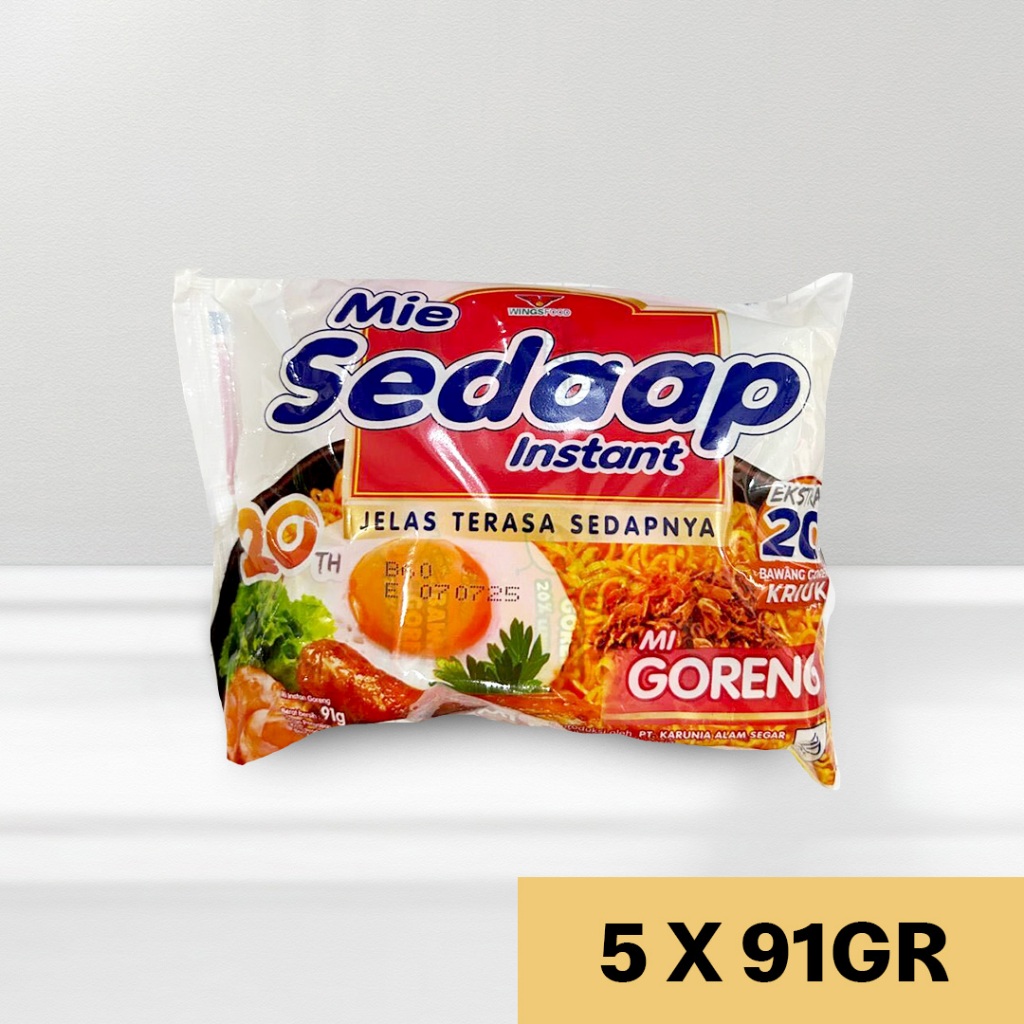 

Mie Sedap Goreng Instant 5x91gram murah