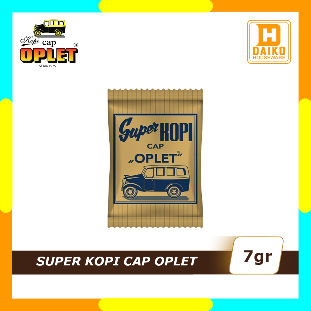 

Kopi Bubuk Cap Oplet Classic Mini Coffee 7gr - Kopi Sachet Instan Tanpa Gula