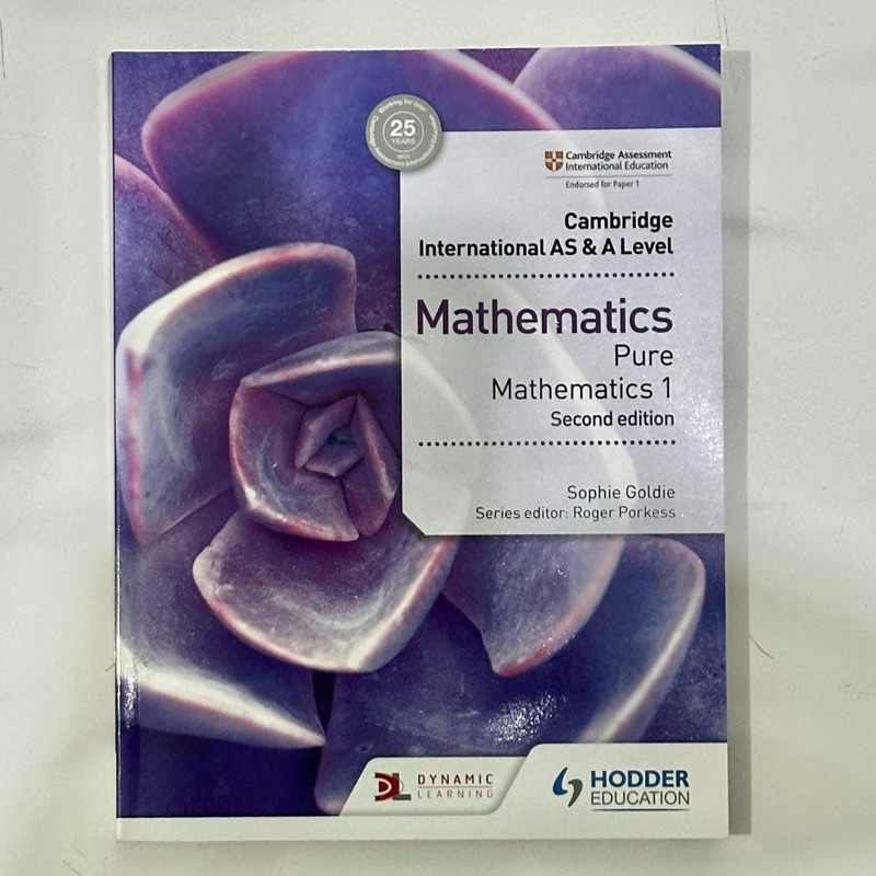 

[READY NEW] Cambridge International AS&A Level Mathematics - Pure Math 1 Second Edition Sophie Goldie