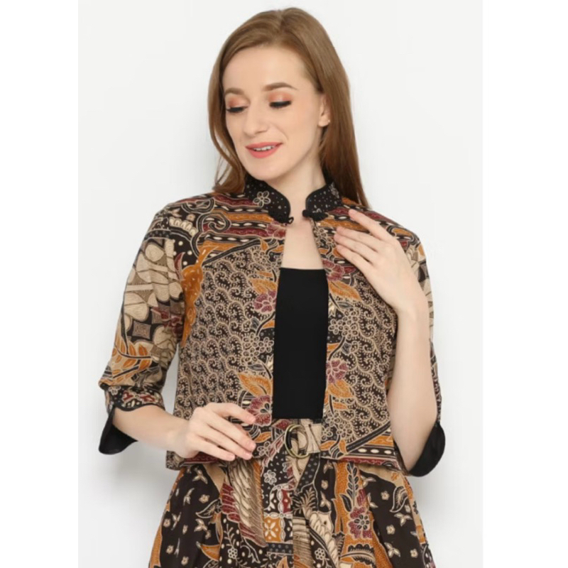 hello.riss kichi batik blazer batik kiandra size L outer atasan wanita