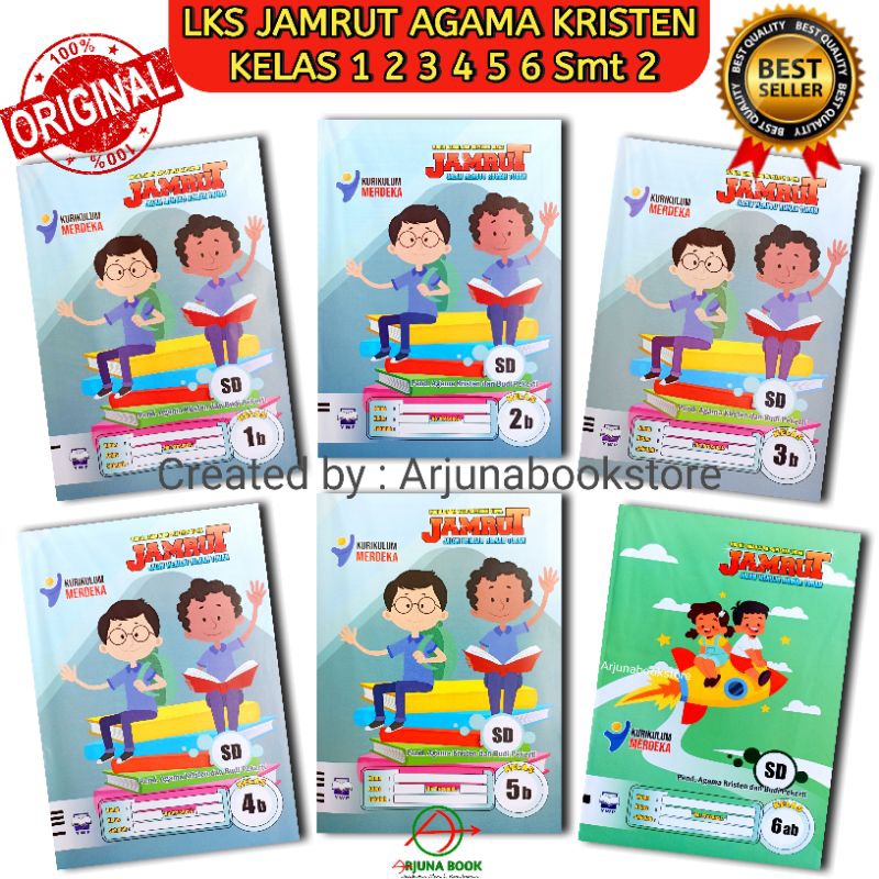 BUKU LKS JAMRUT AGAMA KRISTEN KELAS 1 2 3 4 5 6 SD Semester 2
