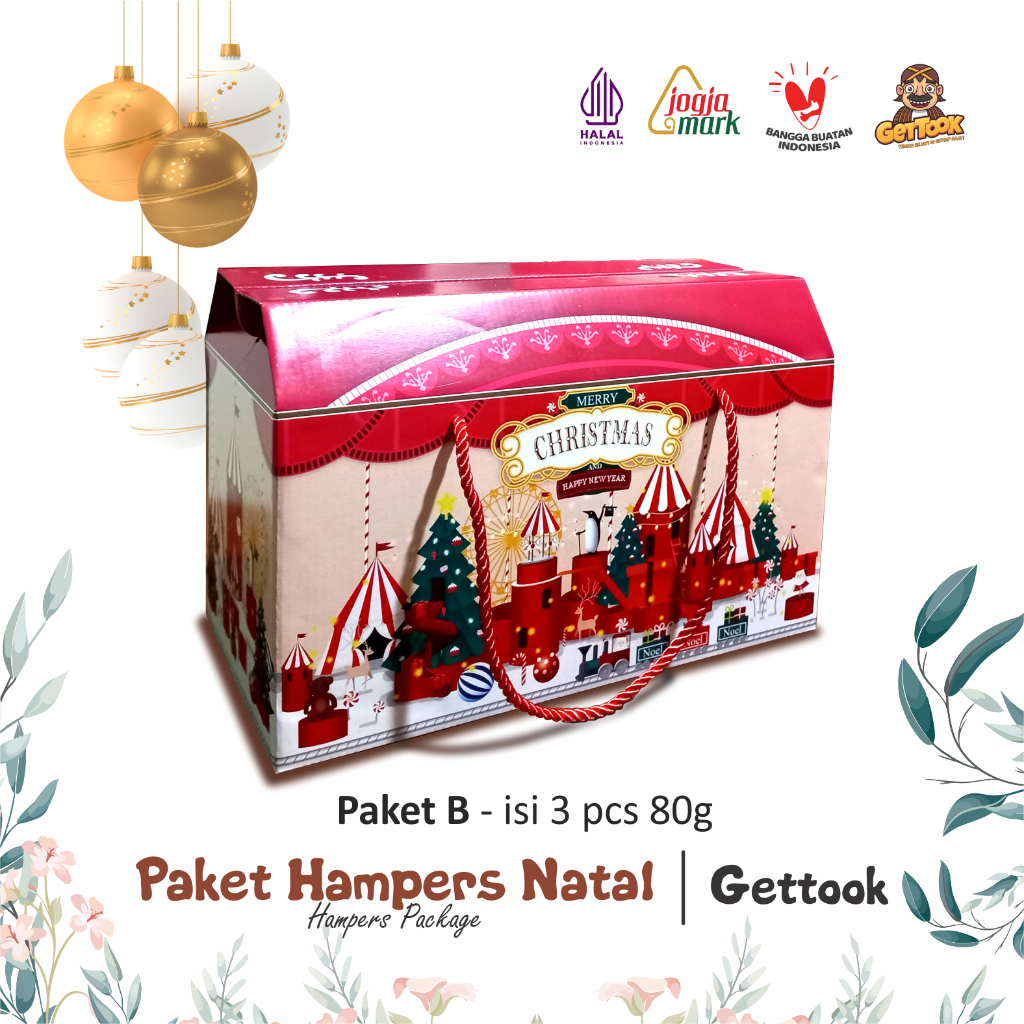 

Paket Hampers Natal Gettook isi 3 pcs Standing Pouch atau 6 pcs Pillow pack
