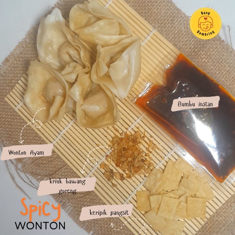 

SPICY WONTON/PANGSIT KEMASAN FROZEN