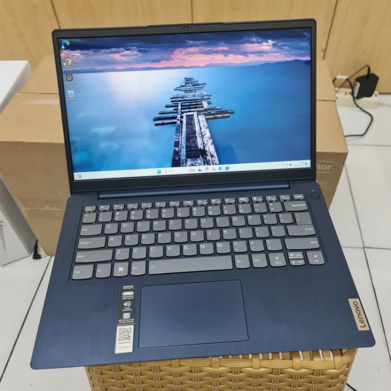 Laptop Lenovo Ideapad 3 14IAU7 Second. Intel Core i3 Gen 12. RAM 8 GB SSD 256 GB. HARGA MURAH.