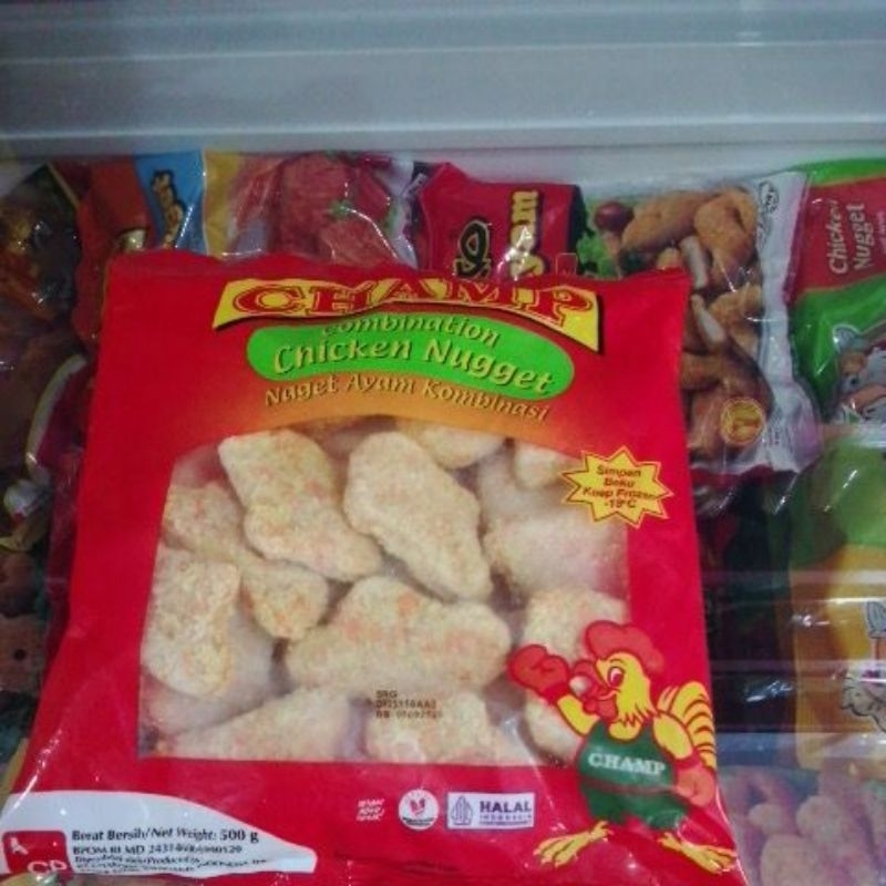 

champ nugget ayam kombinasi 500g