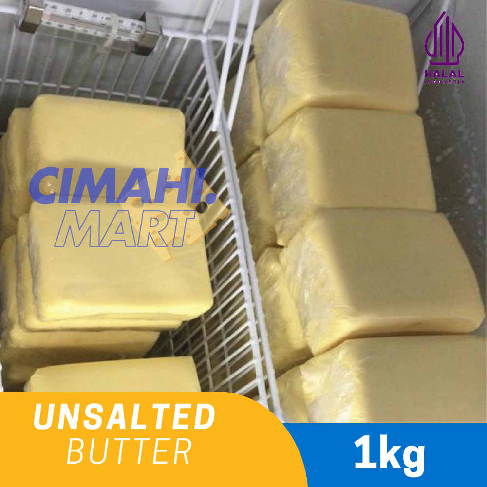 

Butter Unsalted 1kg Repack Fresh Import Exp Panjang Halal