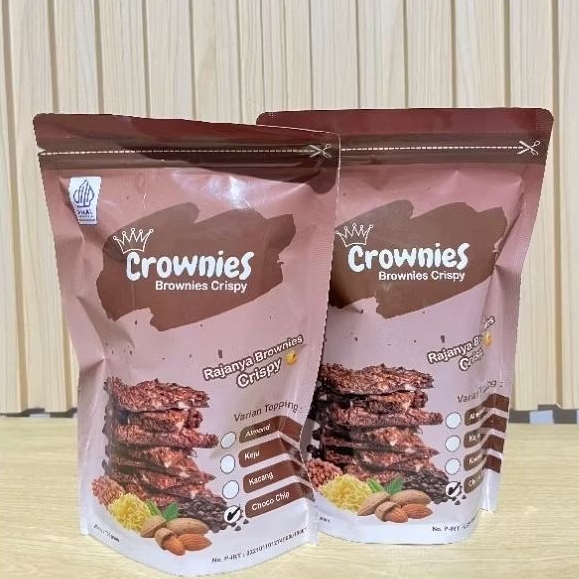 

BROWNIES CRISPY / CROWNIES / AMA SNACK / CAMILAN MURAH MERIAH