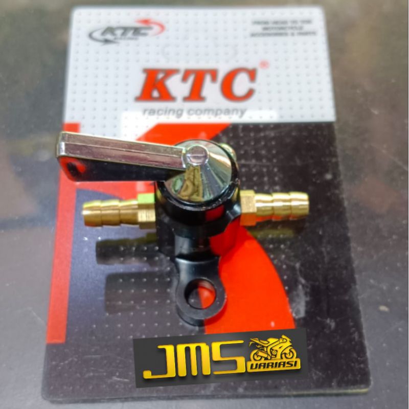 kran bensin ktc racing original cnc hitam universal rx king Mio beat Vario MX Fu Jupiter Vega ninja 