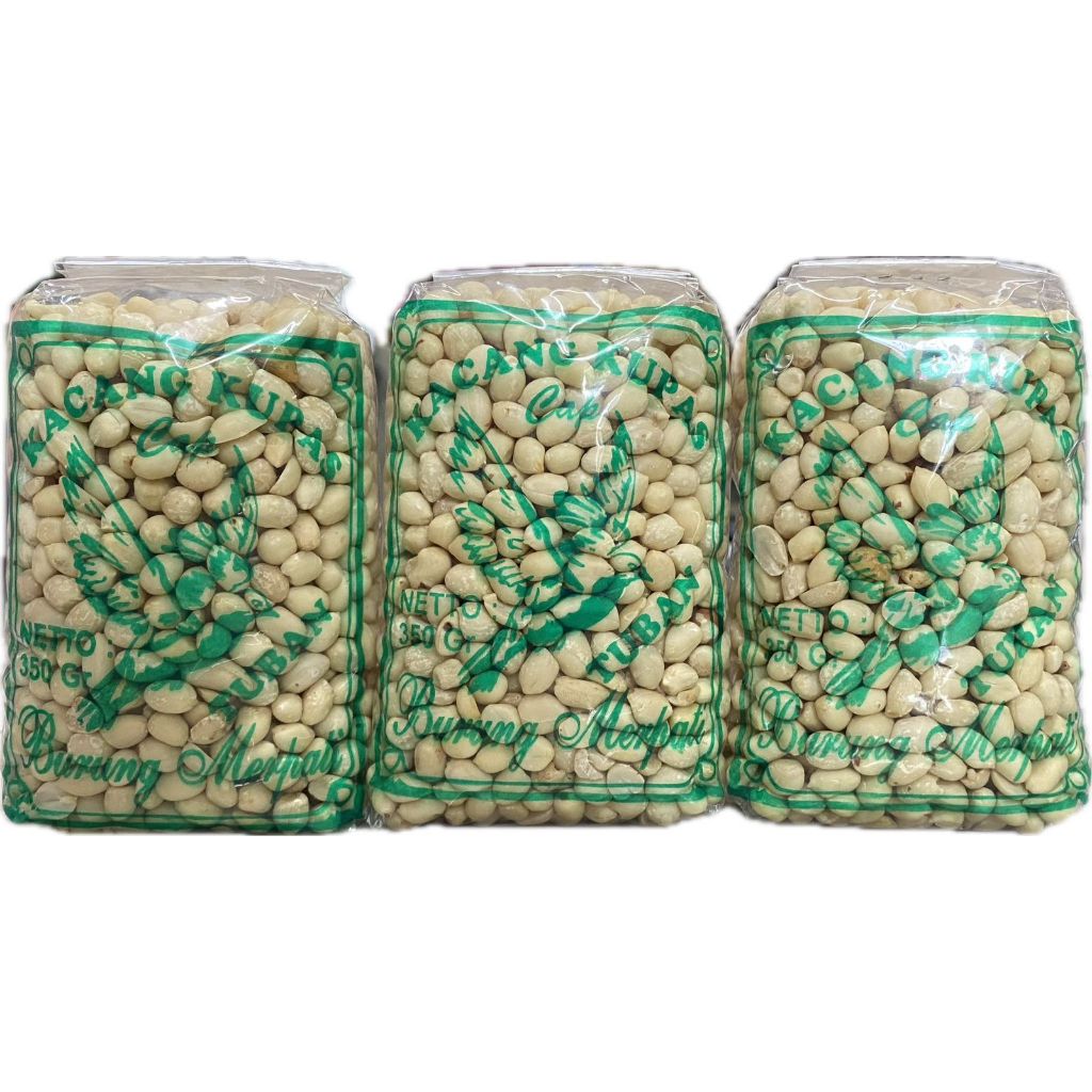 

Kacang kupas paket murah 3 bungkus (350grX3)