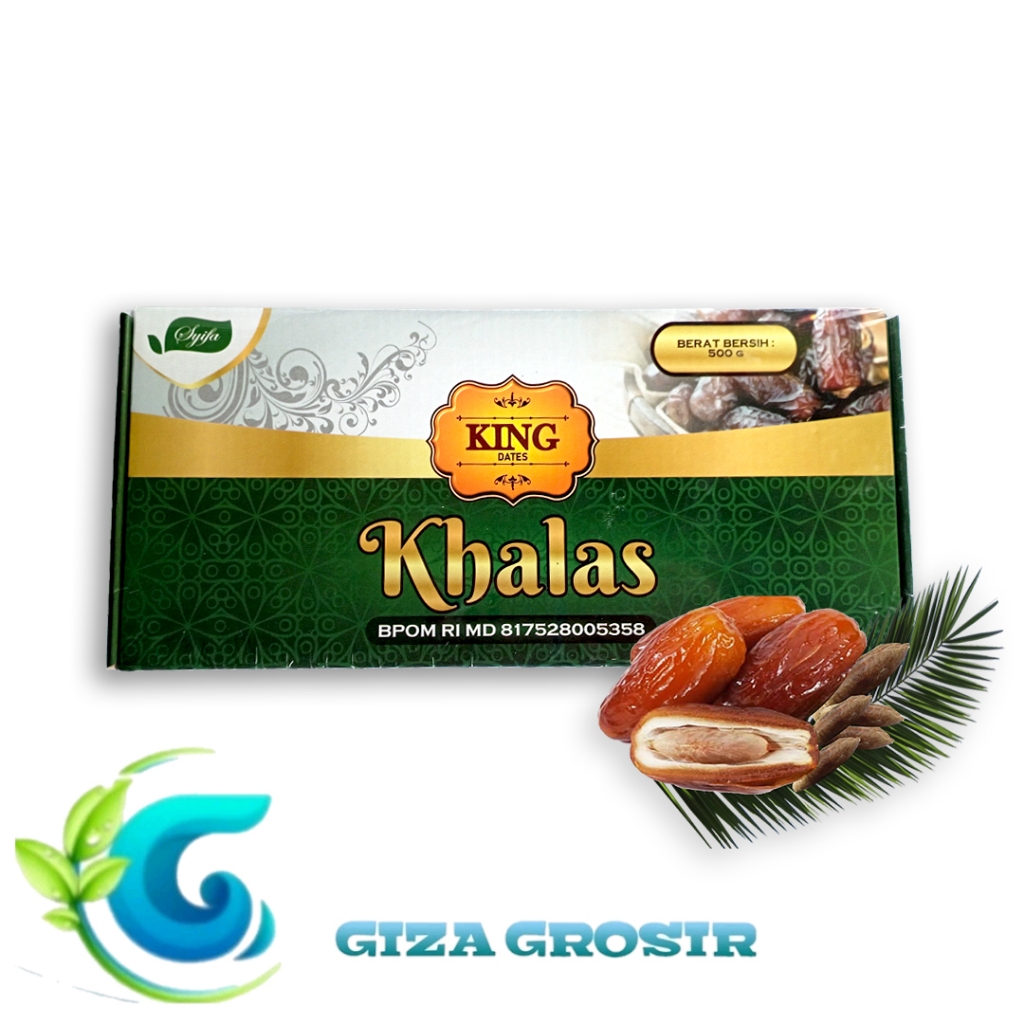 

Kurma Khalas 500G Syifa King Dates Original Buah Kurma