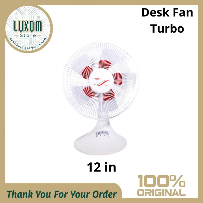 Desk Fan Turbo 12inch/Kipas angin meja/desk Fan