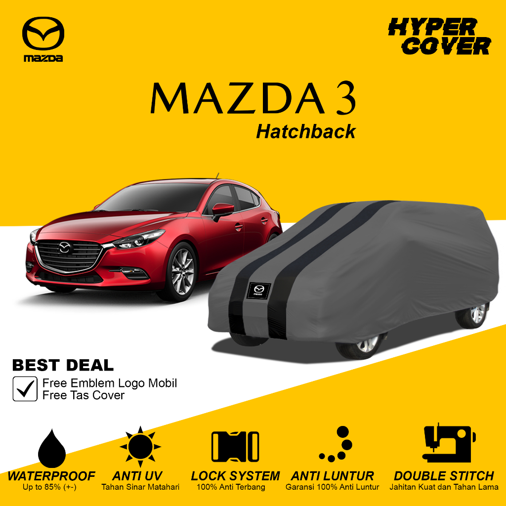 Cover Mobil Mazda 3 Hatchback Sarung Mobil Mazda 3 Hatchback Selimut Mobil Mazda 3 Hatchback