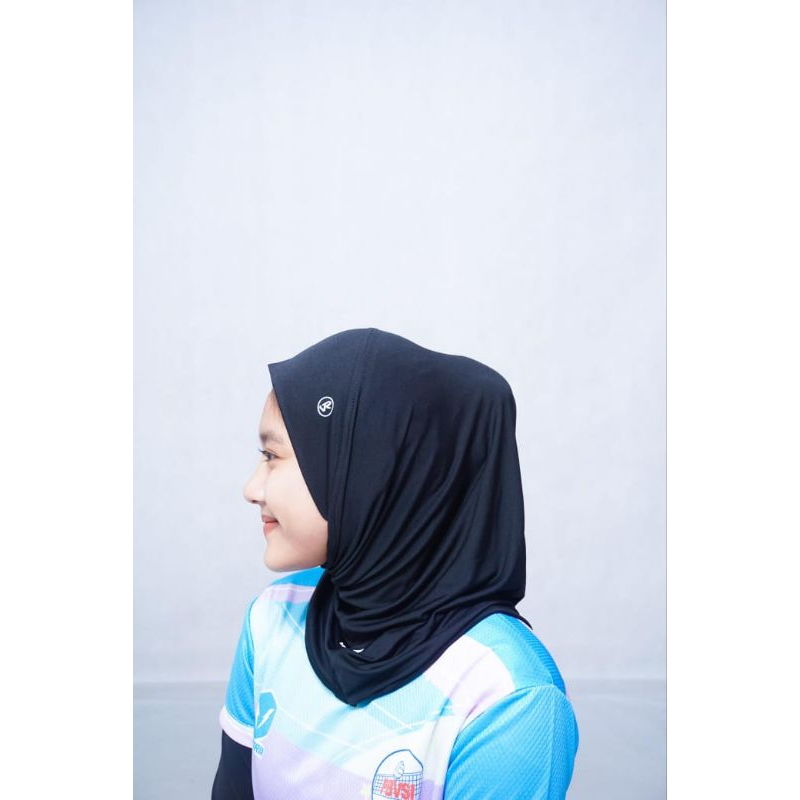 hijab kerudung hijab instan tanpa pet olahraga volley