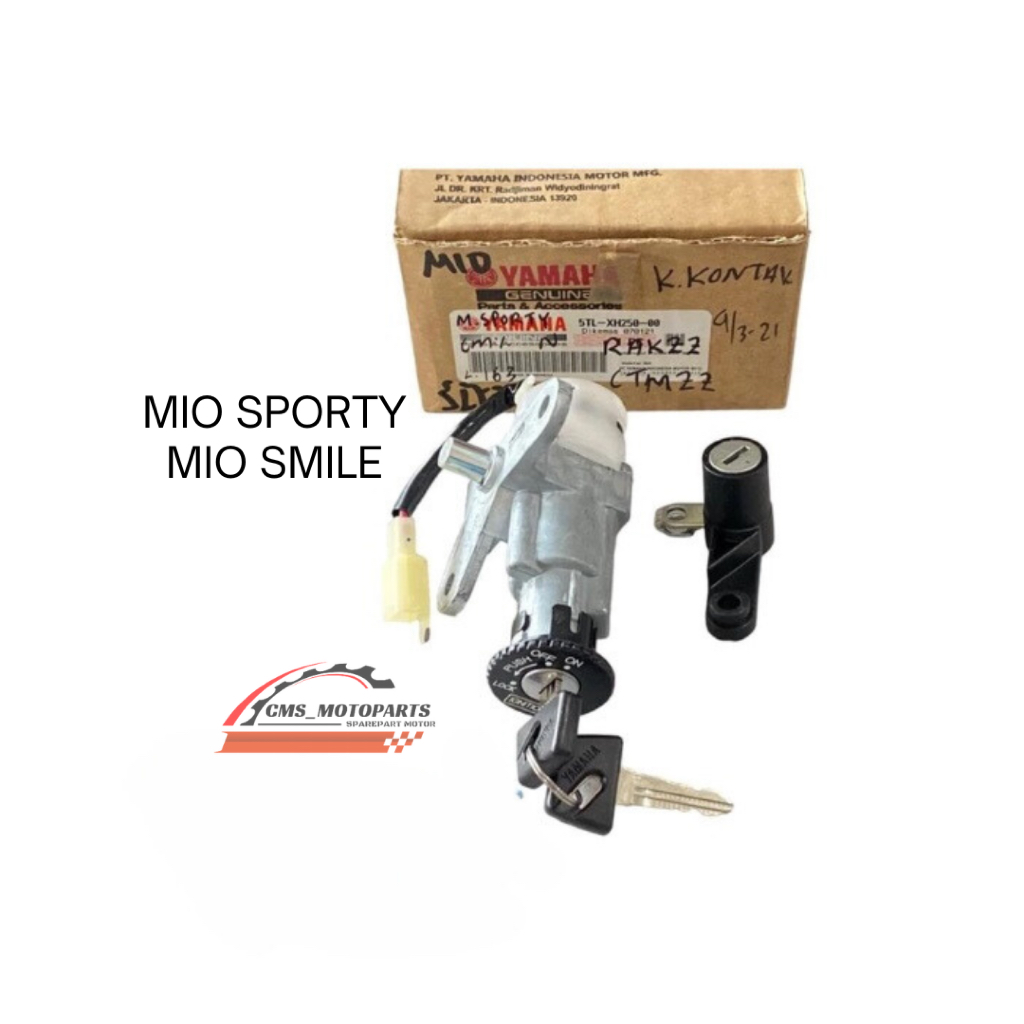KUNCI KONTAK KOMPLIT MIO SPORTY SMILE ORIGINAL