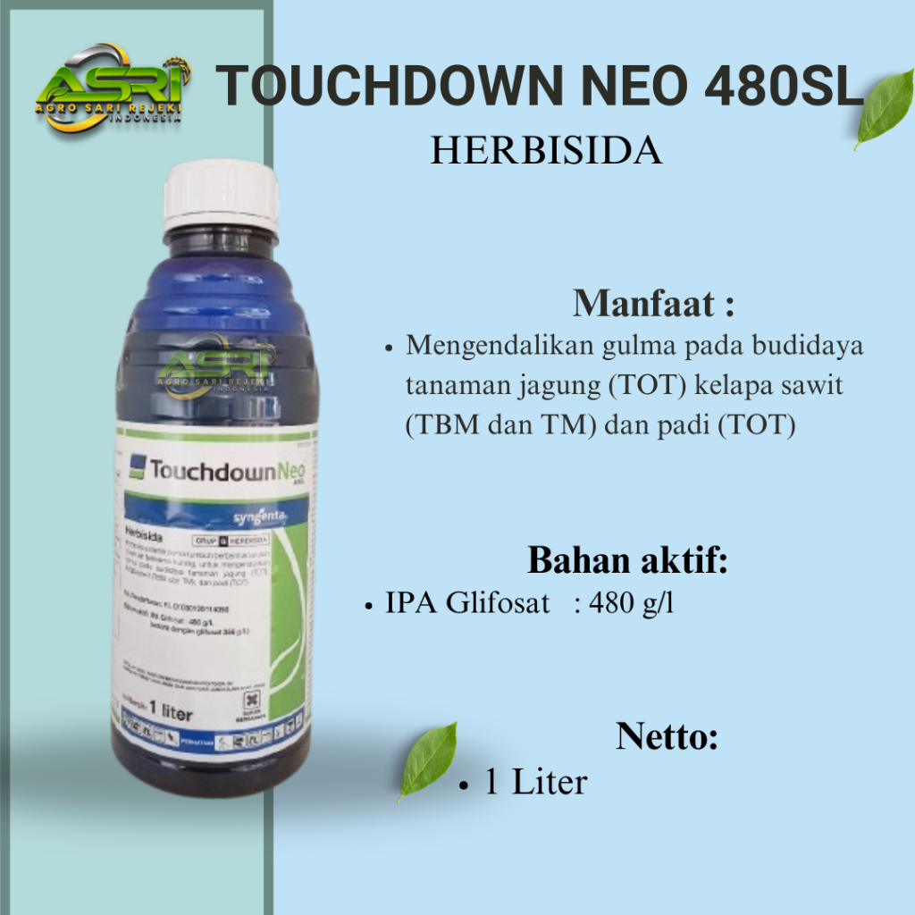 TOUCHDOWN NEO 480SL 1 LITER HERBISIDA
