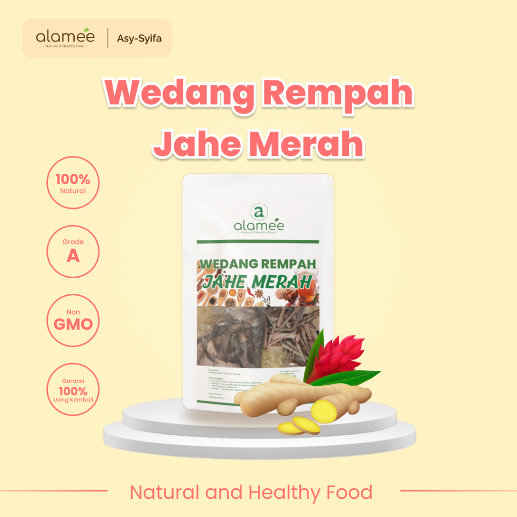 

Wedang Rempah Jahe Merah Komplit Tradisional Asli Rempah Minuman Herbal Alami Langsung Seduh Komplit