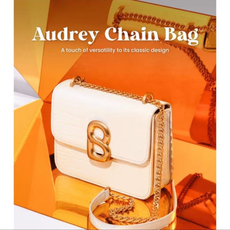 Audrey Chain Bag Buttonscraves / tas buttonscraves
