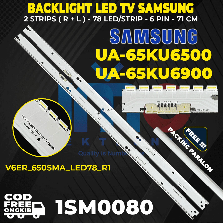 BACKLIGHT TV LED SAMSUNG 65 INCH UA65KU6500 UA65KU6900 65KU6500 65KU6900