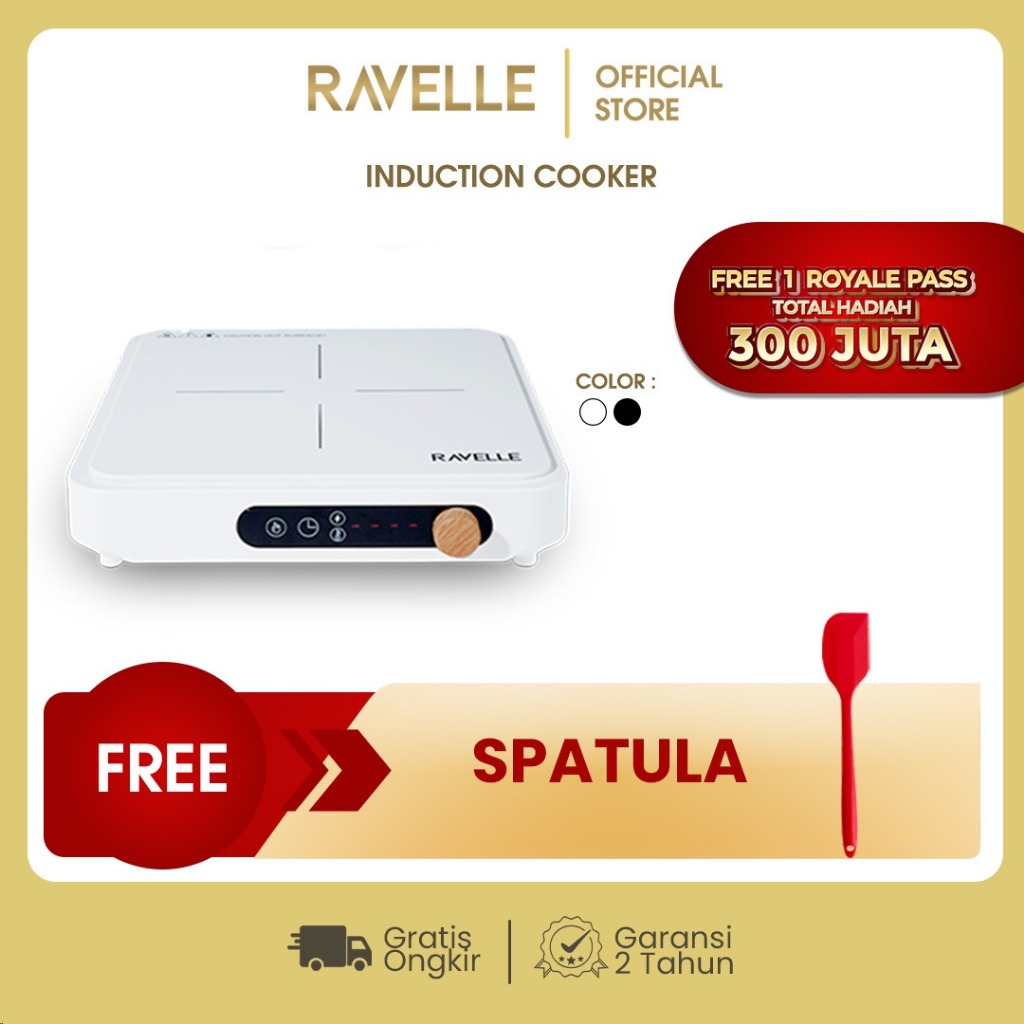 RAVELLE Kompor Induksi Low Watt ( Induction Cooker )–Kompor Listrik Induksi