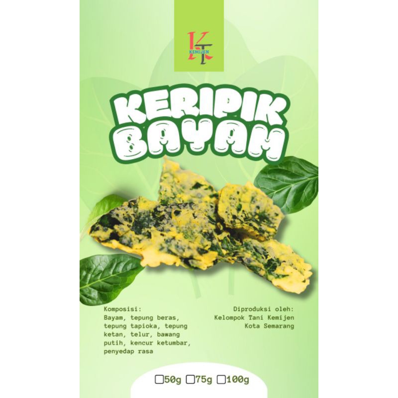 

Kripik Bayam