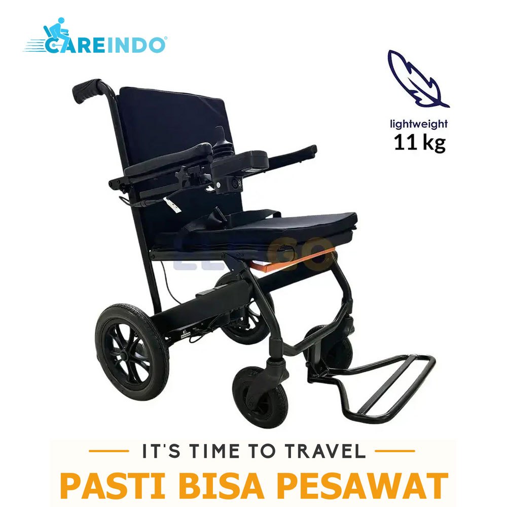 Kursi Roda Elektrik Careindo Traveling Semi Carbon