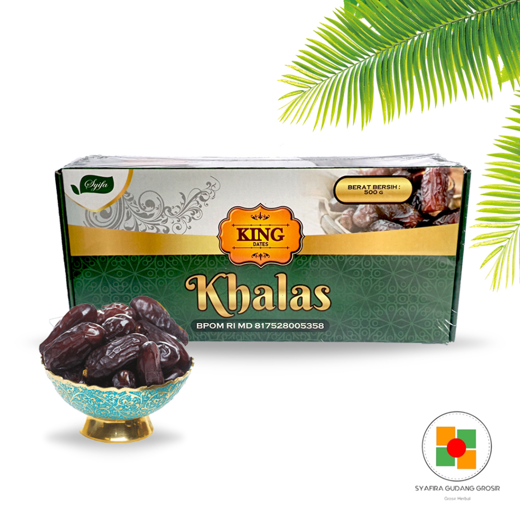 

Kurma Khalas 500 G Syifa King Dates Original Buah Kurma