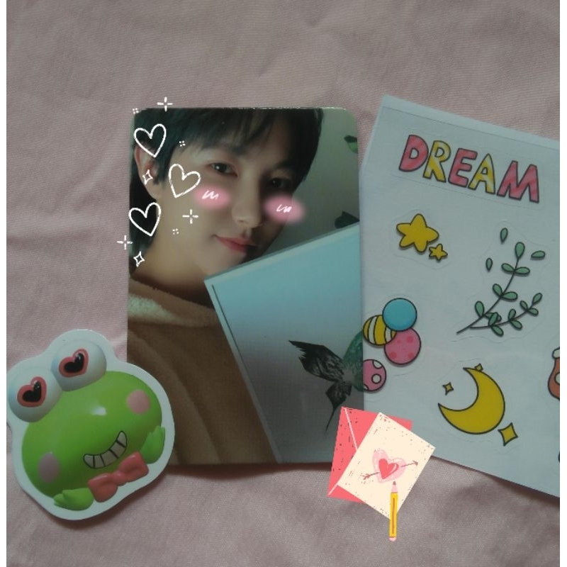 Official Photocard Renjun Dream( )Scape Lukis Kupu-Kupu Smile