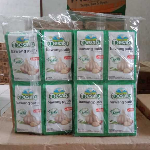 

[Pack] Bumbu Masak Instant Alami Bawang Putih Bubuk Merk Desaku
