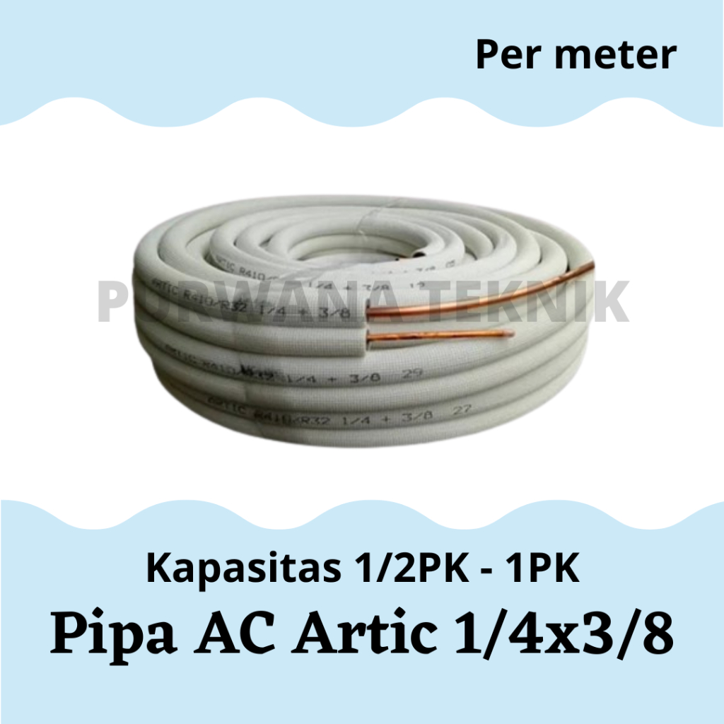 PIPA AC 1/2 PK - 1 PK ARTIC 1/4 - 3/8 / PIPA AC ARTIC PER METER