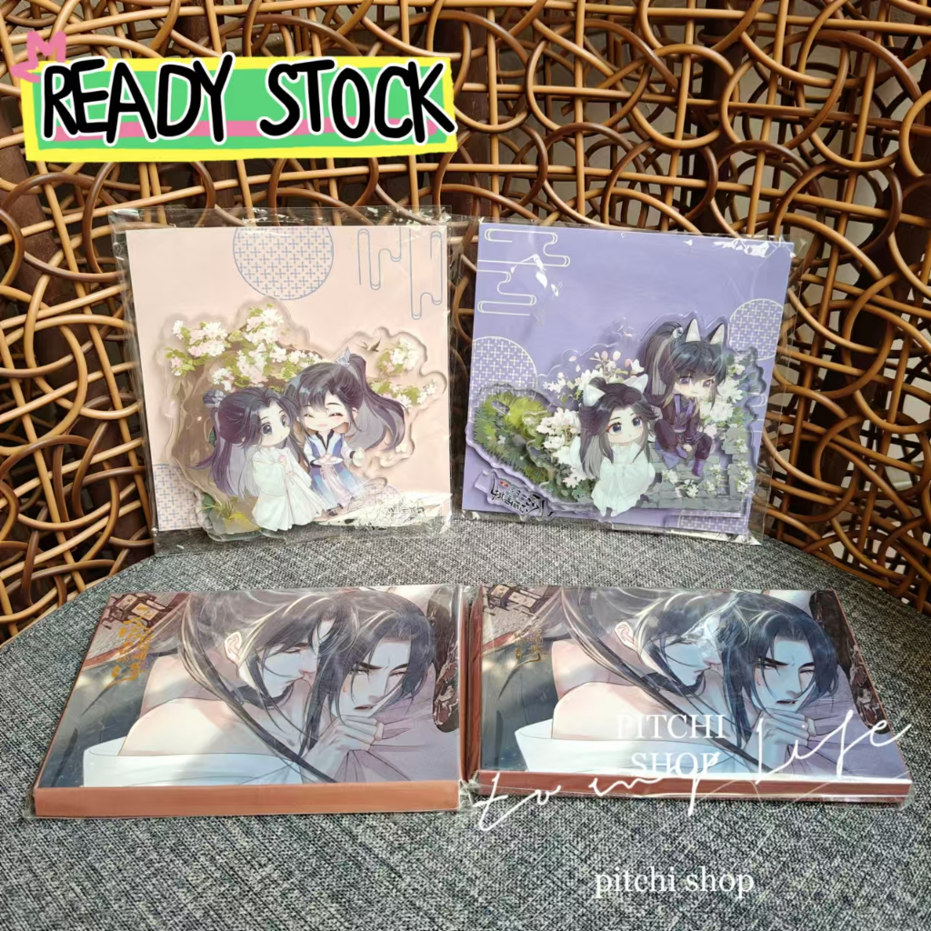

[READY STOCK] Erha Manhua Husky and His White Cat Chu Wanning Mo Ran Acrylic Standee Er Ha Post Card