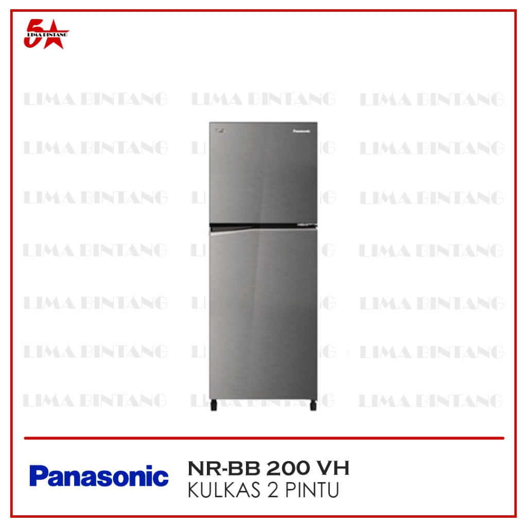 KULKAS 2 PINTU PANASONIC 196 LITER NR-BB200V-H