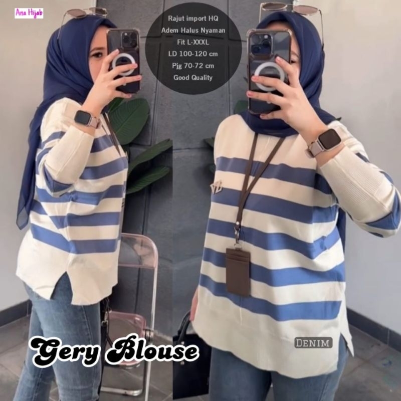 vita blouse plisket by athaya vest garis garis blouse korean style kemeja blouse atasan ceruty plisk