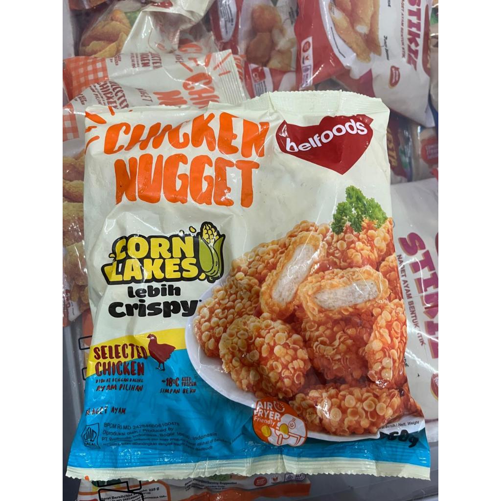 

CHICKEN NUGGET BELFOODS CORNFLAKES BERAT 450 GRAM