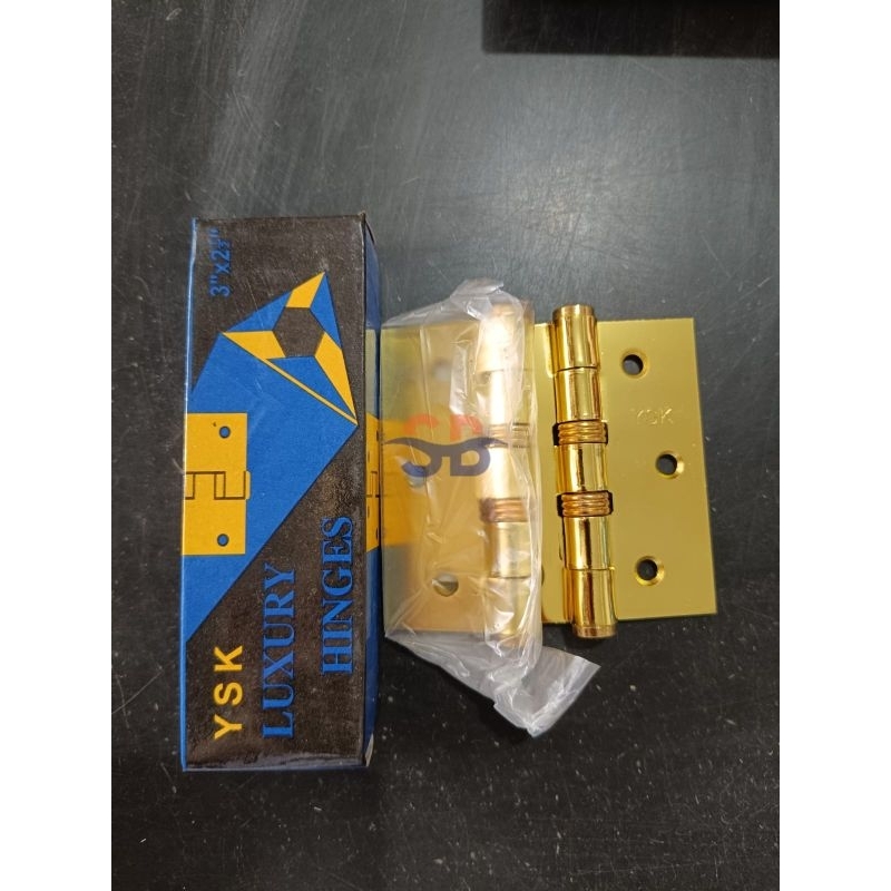 Engsel pintu jendela kuningan / engsel plat besi kuningan / engsel tebal / engsel jendela tebal / en